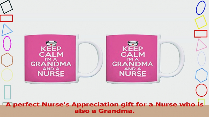 Nursing Gifts Keep Calm Im a Grandma and a Nurse RN Gifts 2 Pack Gift Coffee Mugs Tea 589dfe67