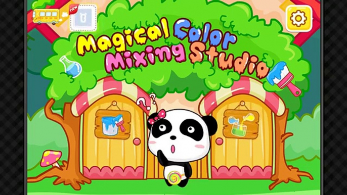 Color Mixing Studio Panda games Babybus - Android gameplay Movie apps free kids best TV