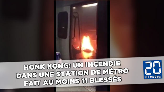 Honk Kong: Un incendie dans une station de métro fait au moins 11 blessés