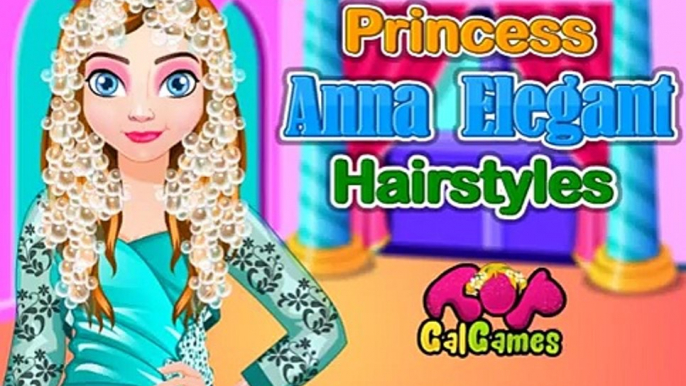 Princess Anna Elegant Hairstyles: Disney princess Frozen - Best Baby Games - Games For Girls