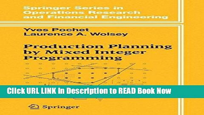 [Popular Books] Production Planning by Mixed Integer Programming (Springer Series in Operations