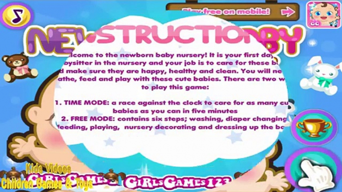 New Baby Care Game - Newest Baby Games - Baby Care Games for little girls