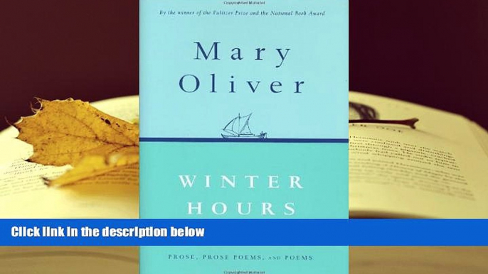 READ book Winter Hours: Prose, Prose Poems, and Poems Mary Oliver Full Book
