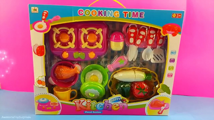 Toy Cutting Fruit and Vegetables Velcro Cooking Toys Series Learn Fruits & Vegetables Kitchen Sets