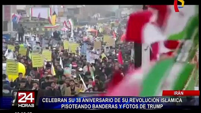 Irán: protestas contra Trump en aniversario de Revolución Islámica