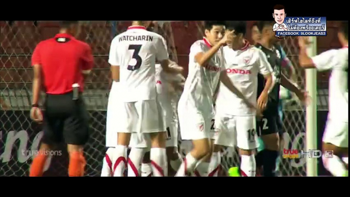 คลิปไฮไลท์ไทยลีก สุพรรณบุรี เอฟซี 2-1 ไทย ฮอนด้า ลาดกระบัง Suphanburi FC 2-1 Thai Honda ladkrabang fc