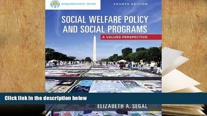 PDF [Download] Empowerment Series: Social Welfare Policy and Social Programs [Download] Online