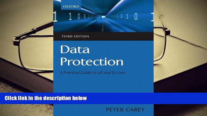 Epub Data Protection: A Practical Guide to UK and EU Law  BEST PDF