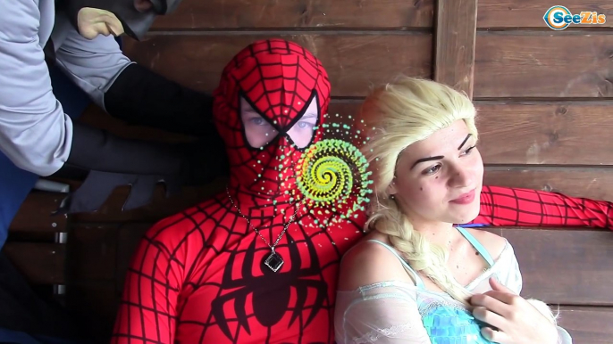 Spiderman & Frozen Elsa w/ Batman & Joker - Epic Superhero Battle Movie - Superheroes in Real Life