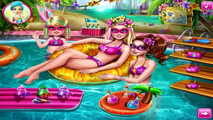 Супер вечеринка Барби бассейн игры Барби в HD