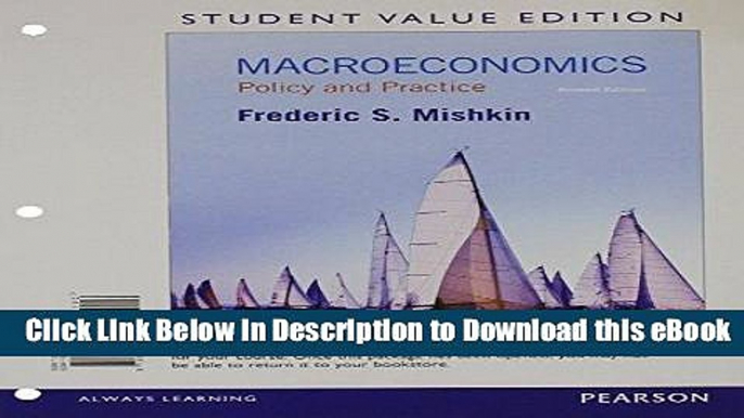 DOWNLOAD Macroeconomics: Policy   Practice, Student Value Edition (2nd Edition) Online PDF