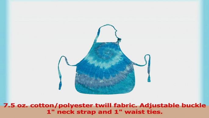 Brightside Tie Dye 3Pocket Waist Length Bib Apron  Aqua  Lavender 4ce92716