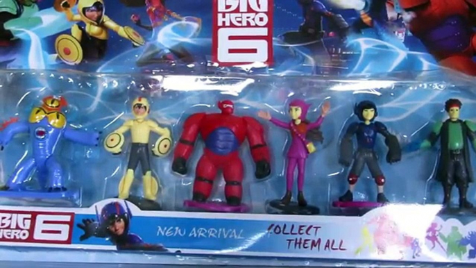 Disney Big Hero 6 Unboxing Hiro, Baymax, Go Go Tomago, Wasabi No Ginger, Yokai - Kiddie Toys