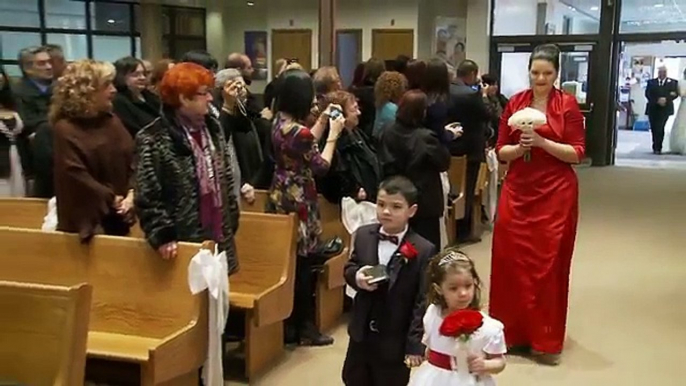 Walk Down The Aisle At St. Peters Church Woodbridge Toronto Wedding