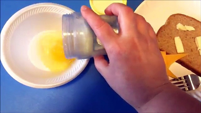 Scrambled Eggs and Cheese Toast - COOKIE COOKIN Cooking with Kids!
