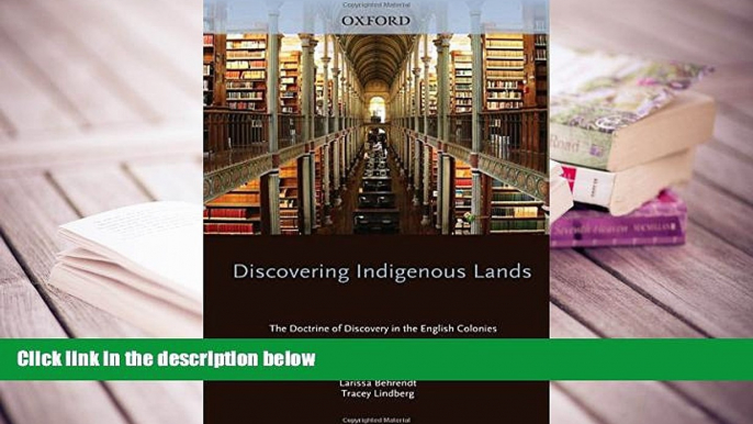 Kindle eBooks  Discovering Indigenous Lands: The Doctrine of Discovery in the English Colonies