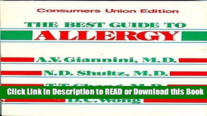 Read Book The Best Guide to Allergy Free Books