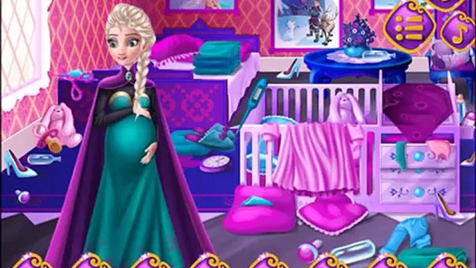 Congelados Elsa Sorpresa de Embarazo Disney Completa de dibujos animados Juego Episodio para Niños en inglés