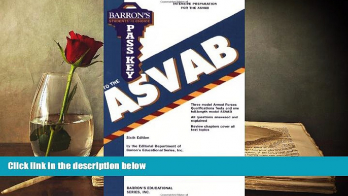 Popular Book  Pass Key to the ASVAB (Barron s Pass Key to the ASVAB)  For Online