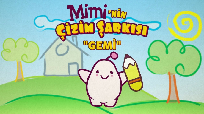 Gemi Nasıl Çizilir Şarkısı - Çocuklar için Çizim - Miminin çizim Şarkısı