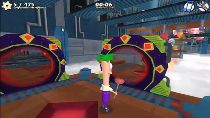 Phineas y Ferb En транспортинаторах смеееерти juego de perry el 4 nivel de