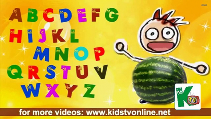 A to Z * Fruit Alphabet for kids * Learn the Alphabet & names of fruits * 12mins