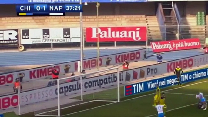 GOAL Hamsik  CHIEVO VS NAPOLI 1-3 -19_02_2017 [HD]