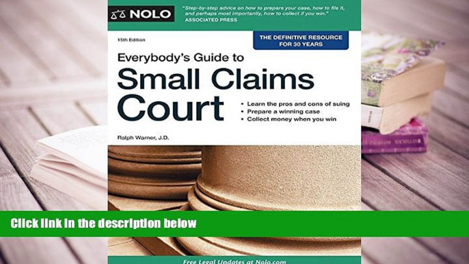 Kindle eBooks  Everybody s Guide to Small Claims Court (Everybody s Guide to Small Claims Court.