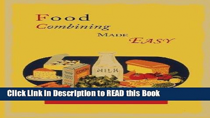 Download eBook Food Combining Made Easy ePub Online