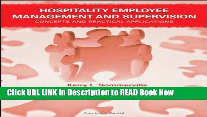 [Popular Books] Hospitality Employee Management and Supervision: Concepts and Practical