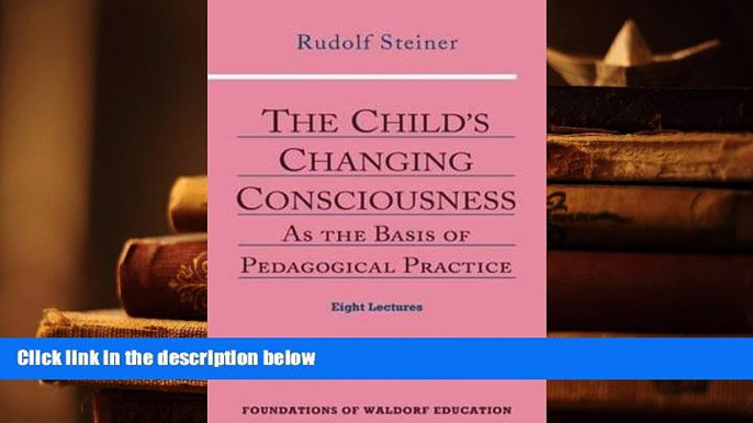 Epub  The Child s Changing Consciousness: As the Basis of Pedagogical Practice (Foundations of