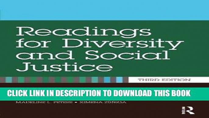 Ebook Readings for Diversity and Social Justice Free Read