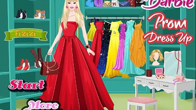 Barbie Prom Dress Up - Best Barbie Games for Girls 2016 HD
