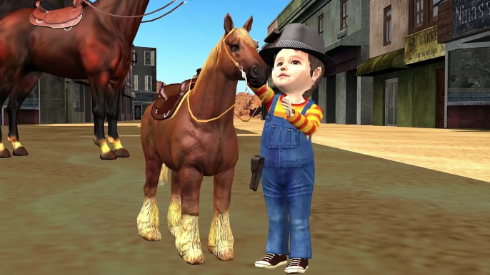 Cowboy Finger Family Nursery Rhyme For Kids