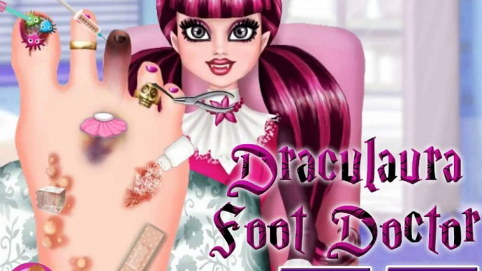 Monster High Full Episodes - Draculaura Foot Doctor Game - Monster High Episodes for Girls