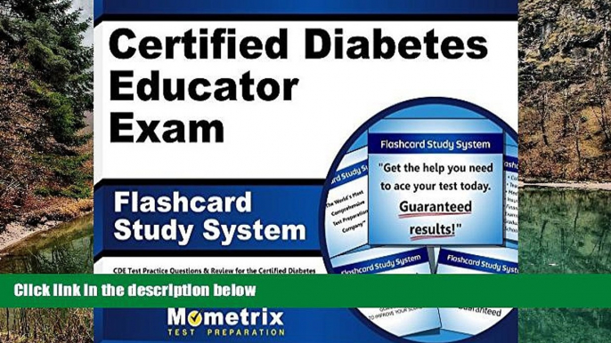 Read Online Certified Diabetes Educator Exam Flashcard Study System: CDE Test Practice Questions