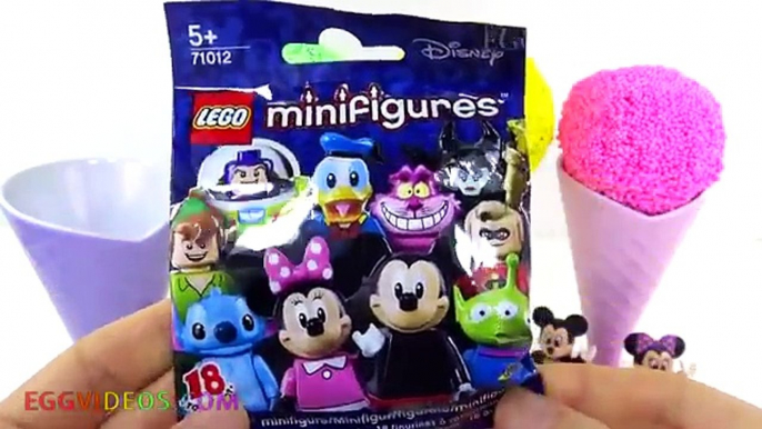 Foam Clay Ice Cream Waffle Surprise Toys Batman Dory Disney Cars Mickey Mouse Minnie Chocolate Eggs