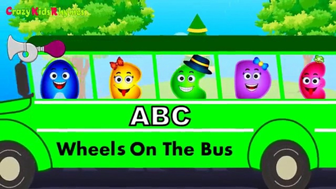 Wheels On The Bus Nursery Rhyme | Wheels On The Bus Song | ABC Cartoon Nursery Rhymes for Children