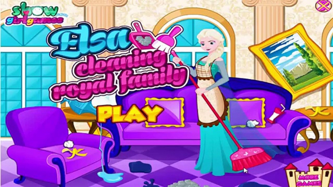 Disney Frozen Games - Elsa Cleaning room - Baby video games for kids