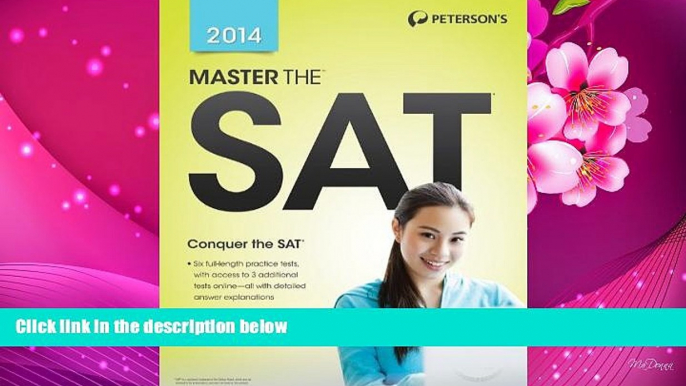 READ book Master the SAT 2014 (Peterson s Master the SAT) Peterson s Pre Order