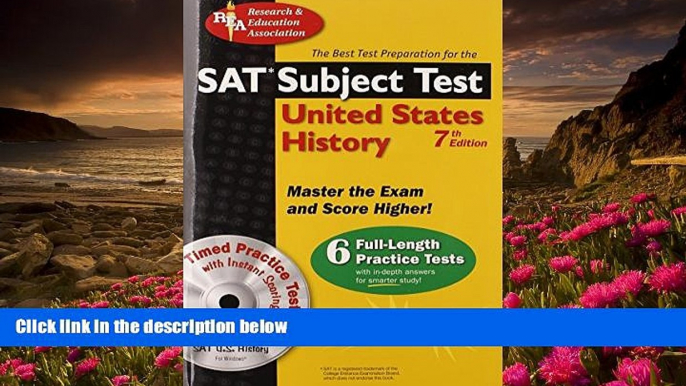 READ book SAT Subject Test™: United States History w/CD (SAT PSAT ACT (College Admission) Prep)