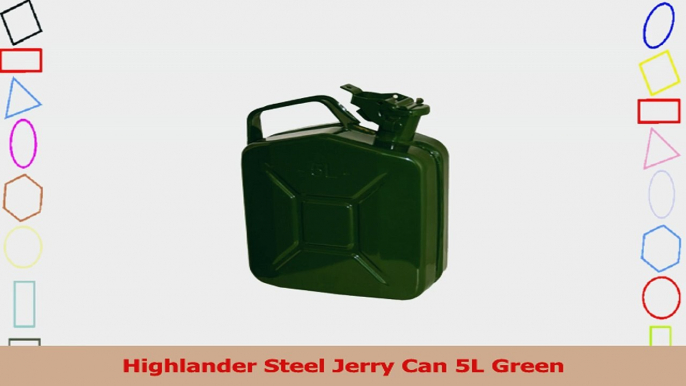 Highlander Steel Jerry Can 5L Green a91c51c8