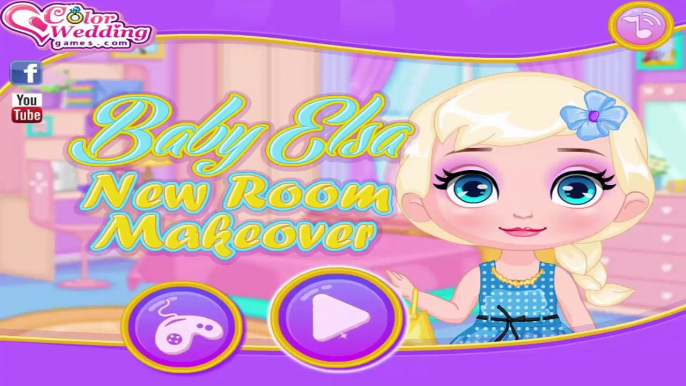 Baby Elsa New Room Makeover - Frozen Elsa Video Game For Kids