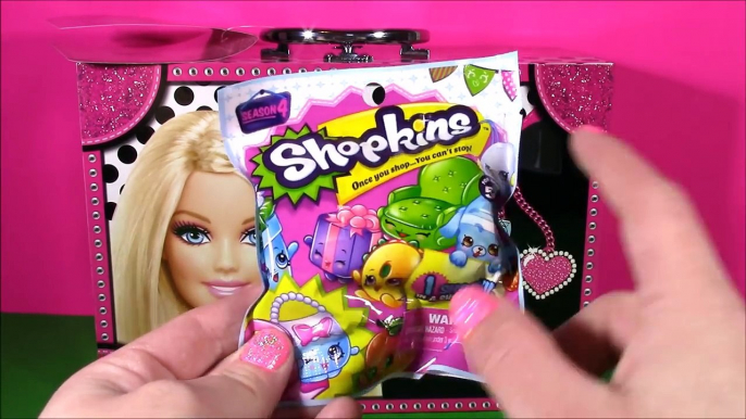 BARBIE Belleza de Tren Caso! El maquillaje! Brillo De Labios Brillo De La Loción De Uñas! SHOPKINS DIVERTIDO