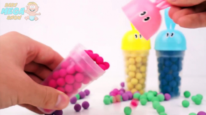 Angry Birds Colección de dibujos animados Toy Play Doh Tazas de Arcilla Sorpresa Juguetes Aprender los Colores en Engli
