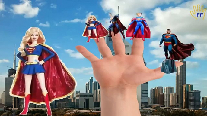 Finger Family Rhymes Spiderman Batman Hulk Superman Cartoons | Children Nursery Rhymes Col