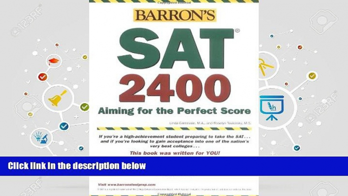 PDF  Barron s SAT 2400: Aiming for the Perfect Score 2008 (Barron s SAT 2400) Trial Ebook