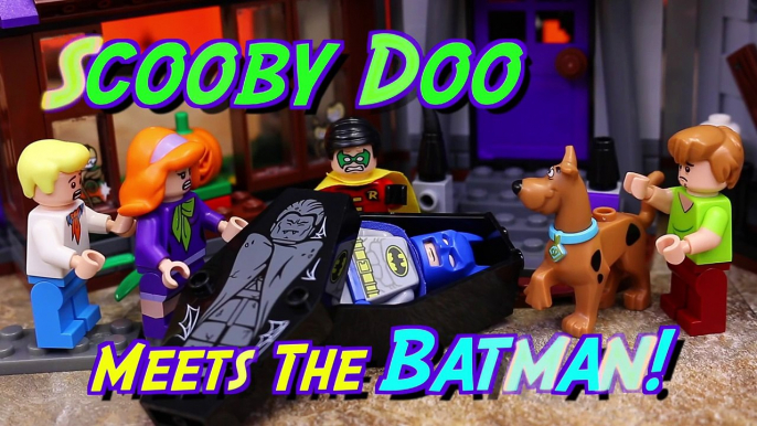 Scooby Doo Lego Mystery Mansion Finds Robin and Batman Legos with Shaggy Freddy Daphne and Velma-3igMb5R