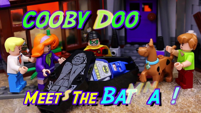 Scooby Doo Lego Mystery Mansion Finds Robin and Batman Legos with Shaggy Freddy Daphne and Velma-3igMb5