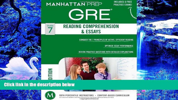 READ book GRE Reading Comprehension   Essays (Manhattan Prep GRE Strategy Guides) Manhattan Prep